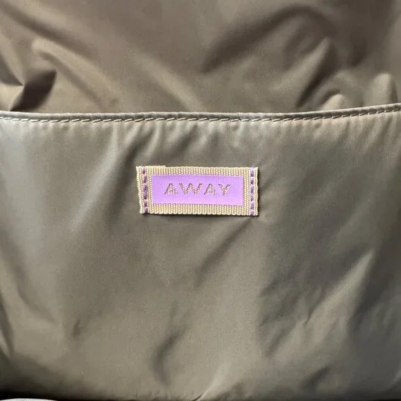 AWAY Kids Backpack New Cotton Candy Pink Yellow Colorblock Childrens Travel Bag - Picture 10 of 12